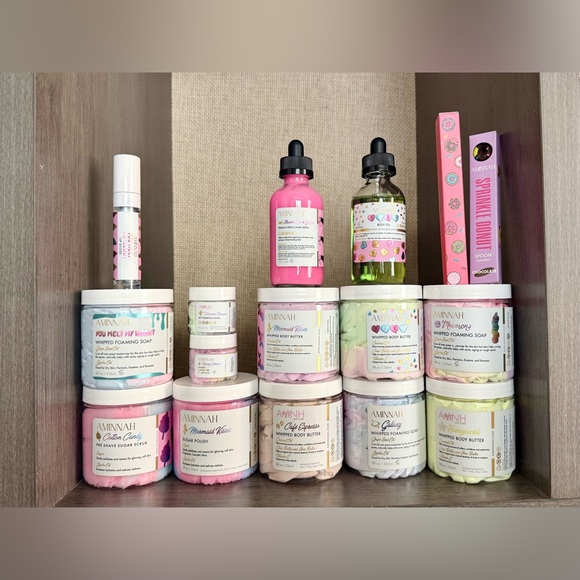 Aminnah Other - Aminnah Tik Tok Mystery Box Sugar Scrub Body Butter Lip Serum 16 items $500 +